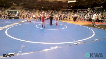 52 lbs Round Of 16 - Lane Pankaskie, Claremore Wrestling Club vs Flynn Statler, Fort Gibson Youth Wrestling