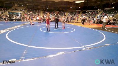 52 lbs Round Of 16 - Lane Pankaskie, Claremore Wrestling Club vs Flynn Statler, Fort Gibson Youth Wrestling