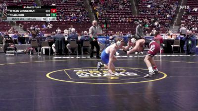 139 lbs First Round - Myles Grossman, Gettysburg vs Tj Allison, Trinity