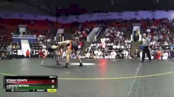 145 lbs Semifinals (8 Team) - Landon Bethka, Alma HS vs Ethan Younts, Clinton HS