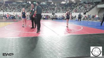 105 lbs Round Of 16 - Brylee Bernzott, Weatherford vs Paityn McCann, Lady Outlaw Wrestling Academy
