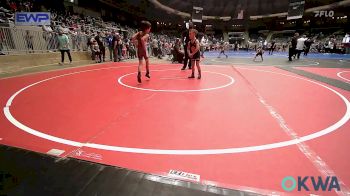 60 lbs Quarterfinal - Maxen Pino, Team Tulsa Wrestling Club vs Ronald Davis, Owasso Takedown Club