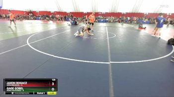 126 lbs Round 4 (6 Team) - Gage Gobel, Mora Mustangs vs Jaxon Bogacz, Lena/Bonduel