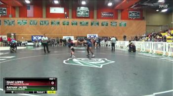 197 lbs Quarterfinal - Rayhan Jaleel, Santa Rosa College vs Isaac Lopez, Mt. San Antonio College