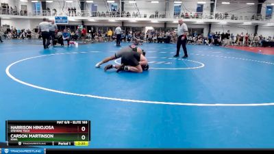 Elite 165 lbs Cons. Semi - Carson Martinson, Iowa vs Harrison Hinojosa, Stevens Tech