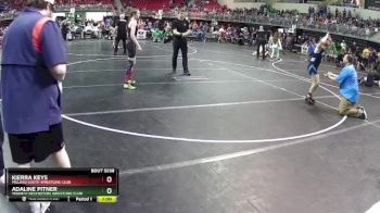 101 lbs Champ. Round 1 - Kierra Keys, Millard South Wrestling Club vs Adaline Pitner, Midwest Destroyers Wrestling Club