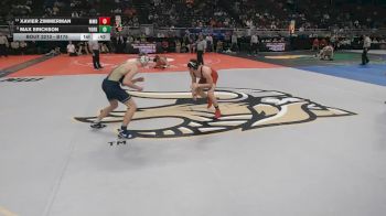 Cons. Round 1 - Max Erickson, York vs Xavier Zimmerman, Mount Michael Benedictine