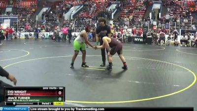 150 lbs Cons. Round 4 - Jhace Turner, Peer Pressure Elite Wrestling vs Syd Wright, Hazel Park Wrestling