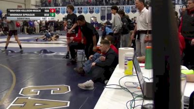 126 lbs Semifinal - Brennan Sprague, Monsignor Farrell vs Brayden Kellison-Neglia, St. Francis