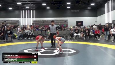 60 lbs Round 2 (8 Team) - Landon Caro, Team 922 (OH-PA) vs Logan Malicki, Junior Terps Xtreme (MY)