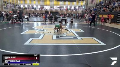 67 lbs Cons. Round 1 - Drew Buck, Iowa vs Griffin Konrad, Iowa