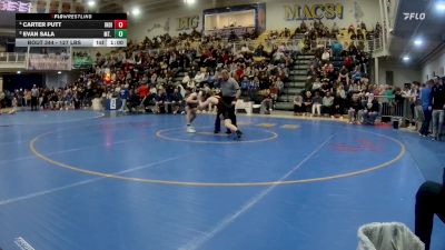 127 lbs Consy 4 - Carter Putt, Indiana vs Evan Sala, Mt. Lebanon