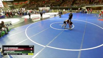 77 lbs Cons. Round 2 - Jayden Baez, Manteca Cobras Wrestling Club vs David Rodriguez, Imperial Valley Panthers Wrestling