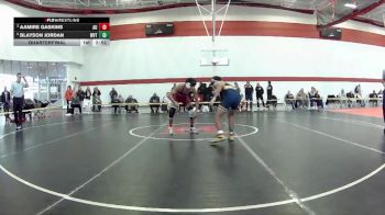 133 lbs Quarterfinal - Aamire Gaskins, Arcadia University vs Blayson Jordan, West Virginia Tech