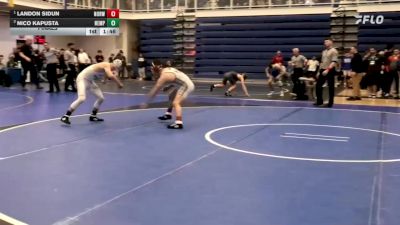 121 lbs Final - Landon Sidun, Norwin vs Nico Kapusta, Hempfield Area