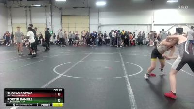 110 lbs Round 7 (8 Team) - Porter Daniels, FL Scorpions vs Thomas Potsko, Mat Assassins Red