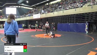 70 lbs Quarterfinal - Hunter Lee, Livingston vs Alexaner Tsanev, Parkton