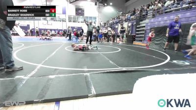 55 lbs Rr Rnd 2 - Barrett Robb, IRONMEN Wrestling Club vs Bradley Shadwick, Berryhill Wrestling Club