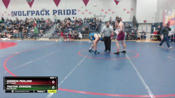 220 lbs Quarterfinal - Andrew Penland, W. F. West vs Tristan Johnson, Rochester