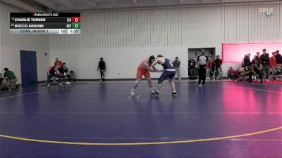 285 lbs Cons. Round 1 - Rocco Arduini, Keystone vs Charlie Turner, Ithaca