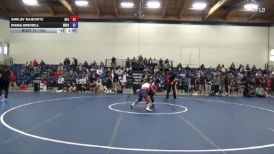 124 lbs Champ. Round 1 - Diana Brunell, Southwestern Oregon Community College vs Shelby Banovitz, Sacramento City College