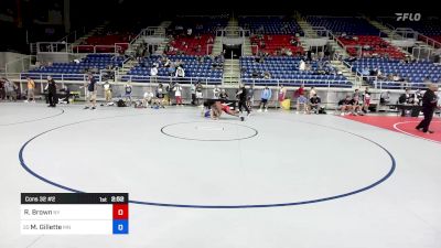 175 lbs Cons 32 #2 - Ryan Brown, NY vs Michael Gillette, MN