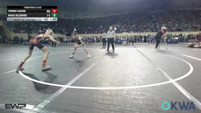 84 lbs Round Of 16 - Toren Gates, Sallisaw Takedown Club vs Kale Elledge, F-5 Grappling