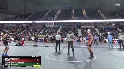 110 lbs Quarterfinal - Matthew Martinez, Kansas Young Guns vs Stratton Cox, Abilene