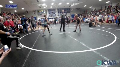 73 lbs Semifinal - Ezekiel Boyd, Harrah Little League Wrestling vs Ryker Peck, Standfast