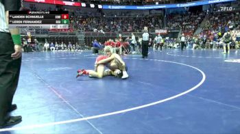 1A-175 lbs Champ. Round 1 - Leren Fernandez, Regina, Iowa City vs Landen Schnuelle, South Winneshiek