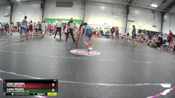 136 lbs Round 3 (4 Team) - Cash Prado, Level Up Wrestling vs Josh Brown, Team Hard Work