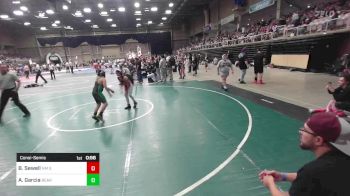 100 lbs Consolation - Brandon Sewell, NM Gold vs Aiden Garcia, Bear Creek Jr. Wrestling