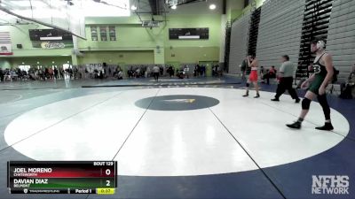 126 lbs Cons. Round 1 - Davian Diaz, BELMONT vs Joel Moreno, CHATSWORTH