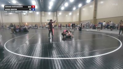 115 lbs Rr Rnd 3 - Adhara Bustamante, Mayhem Wrestling Club vs Jessie Griffin, Florida Scorpions