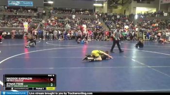 100 lbs Cons. Round 2 - Ethan Fishe, Bobcat Wrestling Club vs Maddox Karmazin, The Best Wrestler