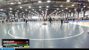 68 lbs Rd# 7- 10:45am Saturday Final Pool - Daxon McCarther, Minion Green vs Hunter Young, East Coast Elite