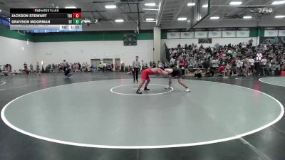 175 lbs Champ. Round 1 - Jackson Stewart, Tuttle High School vs Grayson Moorman, Doniphan Trumbull