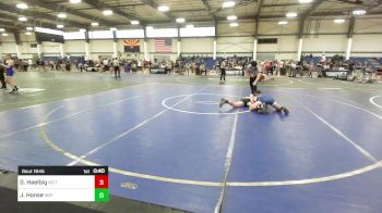 123 lbs 3rd Place - Gunner Haelbig, No Team vs Joseph Honse, Mat Monsters