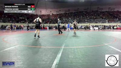 161 lbs Consi Of 16 #1 - Bryson Petros, Prague vs Preston Govier, Broken Arrow