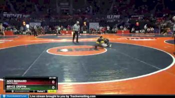 2A 138 lbs Semifinal - Bryce Griffin, Bethalto (Civic Memorial) vs Aoci Bernard, Rock Island