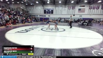 145 lbs Champ. Round 1 - MaryAnn Reyes, Toppenish vs Brynnlee Beck, Chiawana