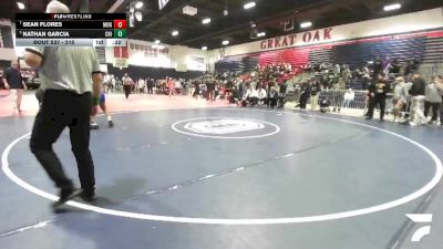 215 lbs Cons. Round 4 - Nathan Garcia, Chino vs Sean Flores, Montclair