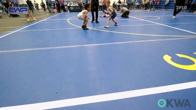 46 lbs Semifinal - Foster Barnes, Newcastle Youth Wrestling vs Antonio Gonzales, Standfast OKC