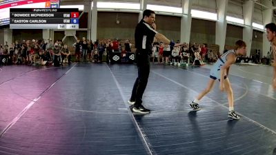 92 lbs Semis - Bowdee McPherson, Utah vs Easton Carlson, Utah