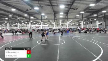 130 lbs Rr Rnd 1 - Santino Hernandez, Blood Thirsty Cave Trolls vs Aiden Bristow, Prescott Valley Bighorns