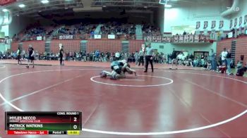 138 lbs Cons. Round 1 - Myles Necco, Hobart Wrestling Club vs Patrick Watkins, Unattached