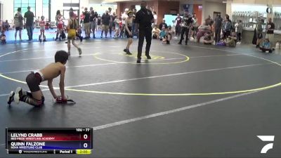 77 lbs Round 4 - Lelynd Crabb, Red Pride Wrestling Academy vs Quinn Falzone, NOVA Wrestling Club