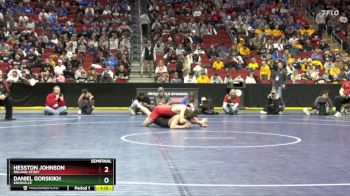 2A-175 lbs Semifinal - Daniel Gorskikh, Knoxville vs Hesston Johnson, Roland-Story