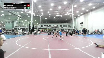 122 lbs Rr Rnd 4 - Justin Jones, River Valley Rebels - HSAm vs Michael Pierson, Team Eagles - HSAm