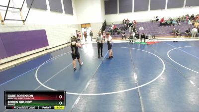 200 lbs Round 1 - Boden Grundy, Ravage vs Gabe Sorenson, Brighton Wrestling Club